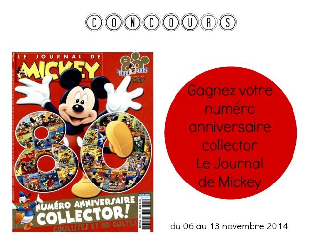 "Le Journal de Mickey", gagnez le numéro anniversaire