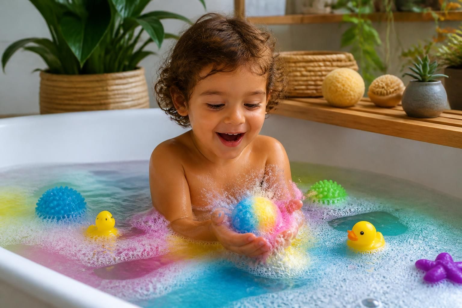 découvrez les bienfaits des boules de bain pour enfants, idéales pour éveiller les sens et rendre le moment du bain ludique et sensoriel.