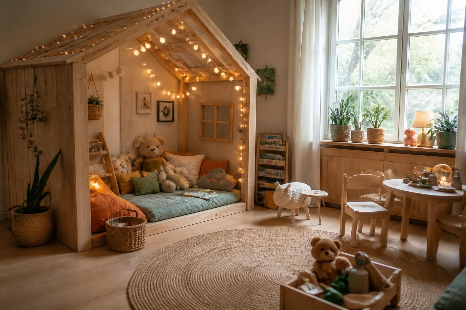 découvrez des idées originales pour transformer la chambre de votre enfant en une cabane magique, un espace de jeu unique et chaleureux où l'imagination prend vie.