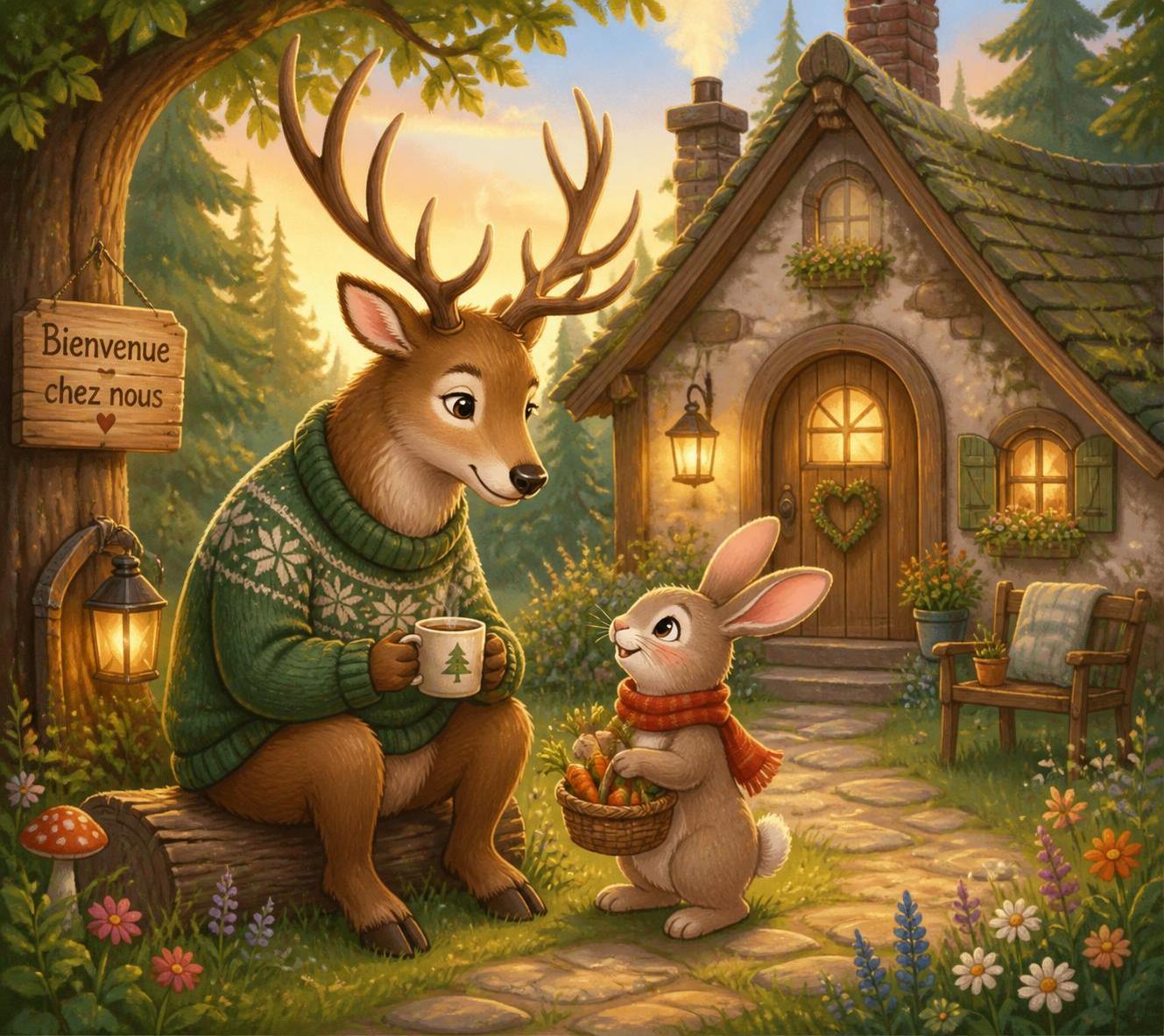découvrez l'origine et le sens des paroles de « dans sa maison un grand cerf » à travers un décryptage détaillé.