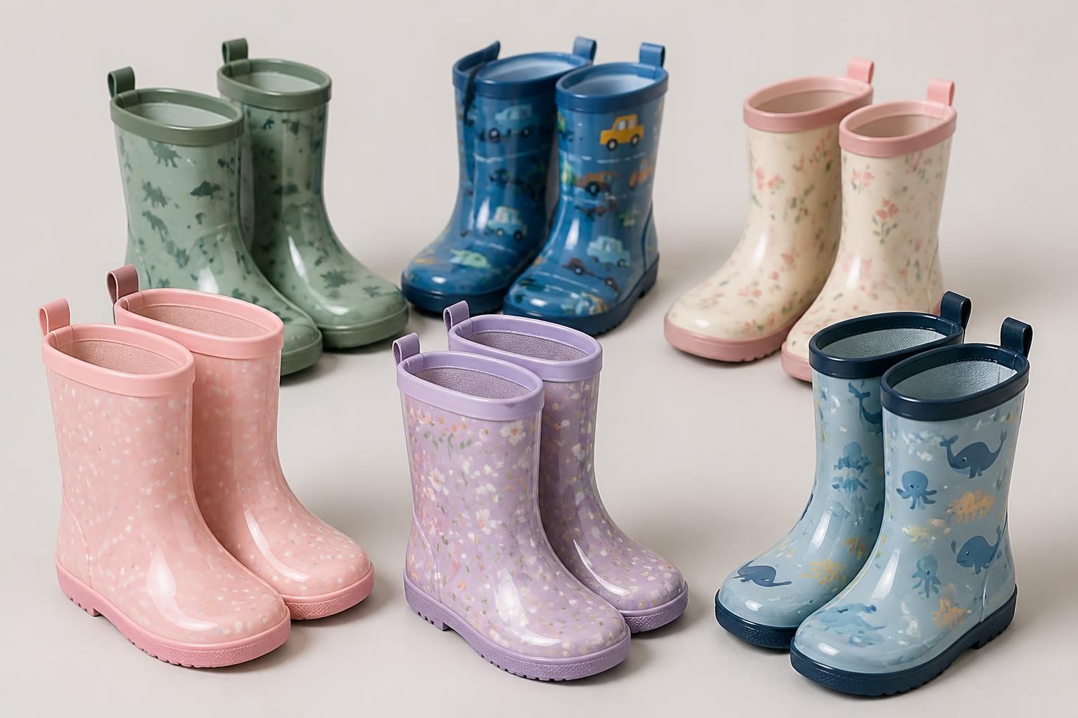 découvrez notre sélection de bottes de pluie pour bébé, filles et garçons, chez decathlon et carrefour. confortables, colorées et adaptées à toutes les saisons pour garder les pieds de votre enfant au sec.