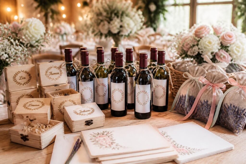 découvrez des idées cadeaux de mariage originales et personnalisées, parfaites pour ravir vos invités et les couples, alliant créativité et émotions.