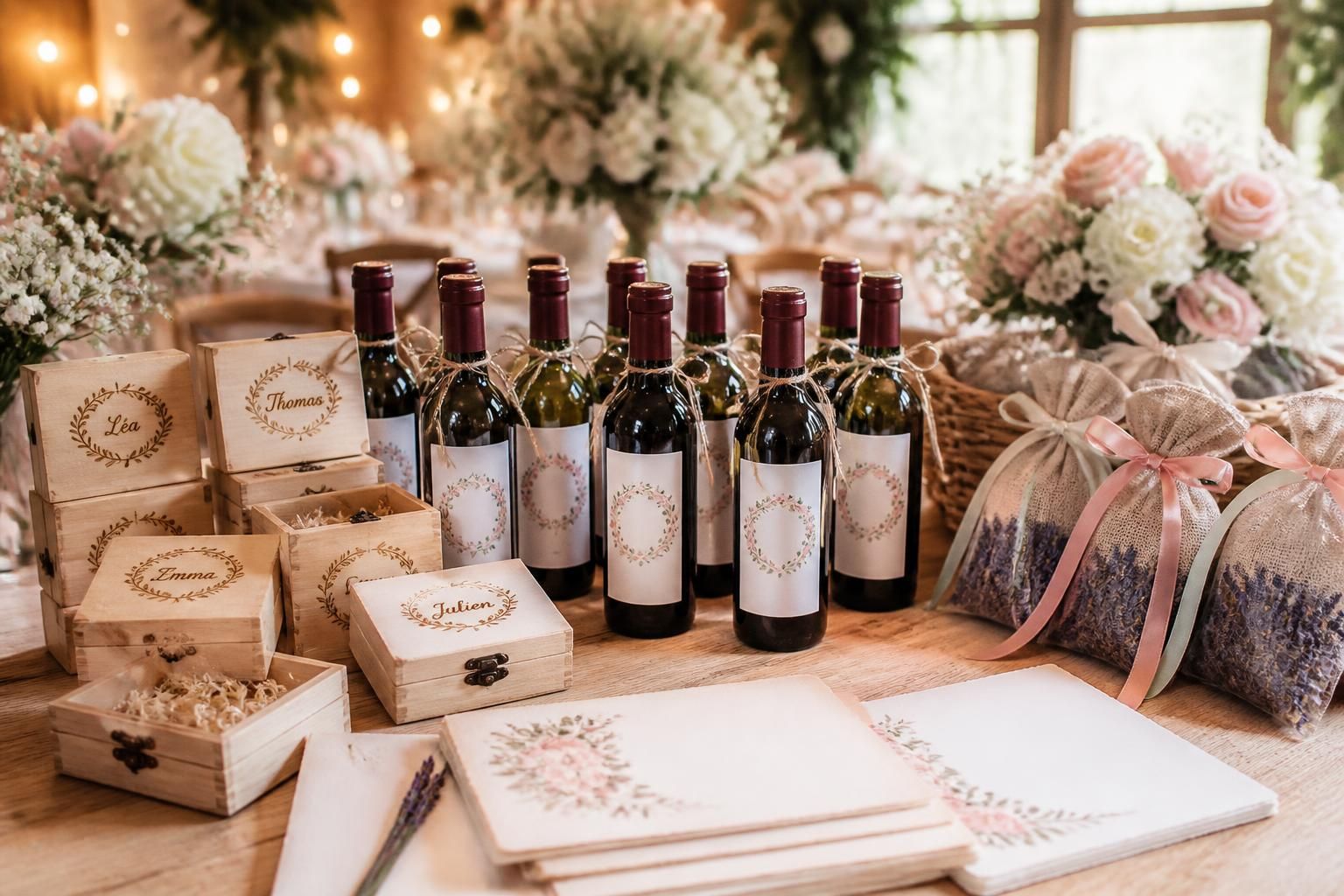 découvrez des idées cadeaux de mariage originales et personnalisées, parfaites pour ravir vos invités et les couples, alliant créativité et émotions.