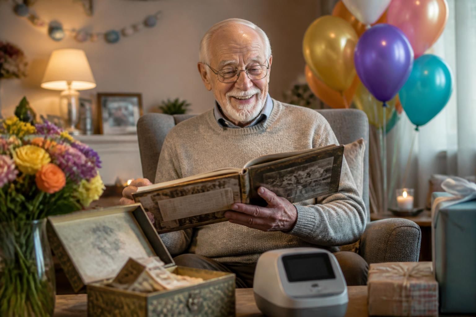 découvrez des idées cadeaux originales et surprises uniques pour célébrer les 70, 80 ou 90 ans de votre papy avec amour et créativité.